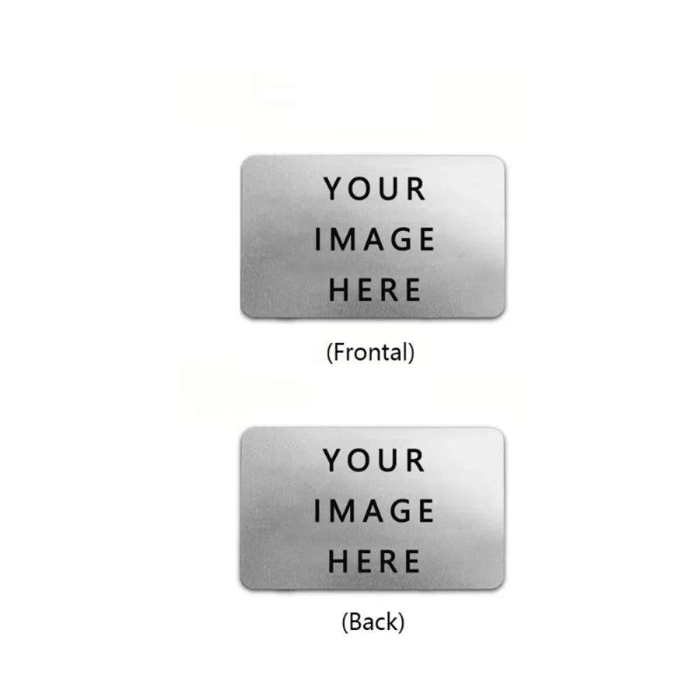 Custom Double-Sided Aluminum Metal Cards Uv Printed Personalized Character Scenic Pet Credit Styles Unique Souvenir Gift Opti