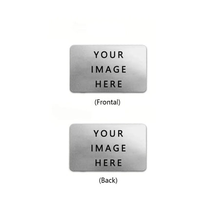 Custom Double-Sided Aluminum Metal Cards Uv Printed Personalized Character Scenic Pet Credit Styles Unique Souvenir Gift Opti