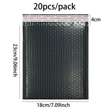 Pearlescent Bubble Mailers Padded Envelopes, Self-Adhesive Waterproof Shipping Bags with Foam Lining for Packaging and Mailin