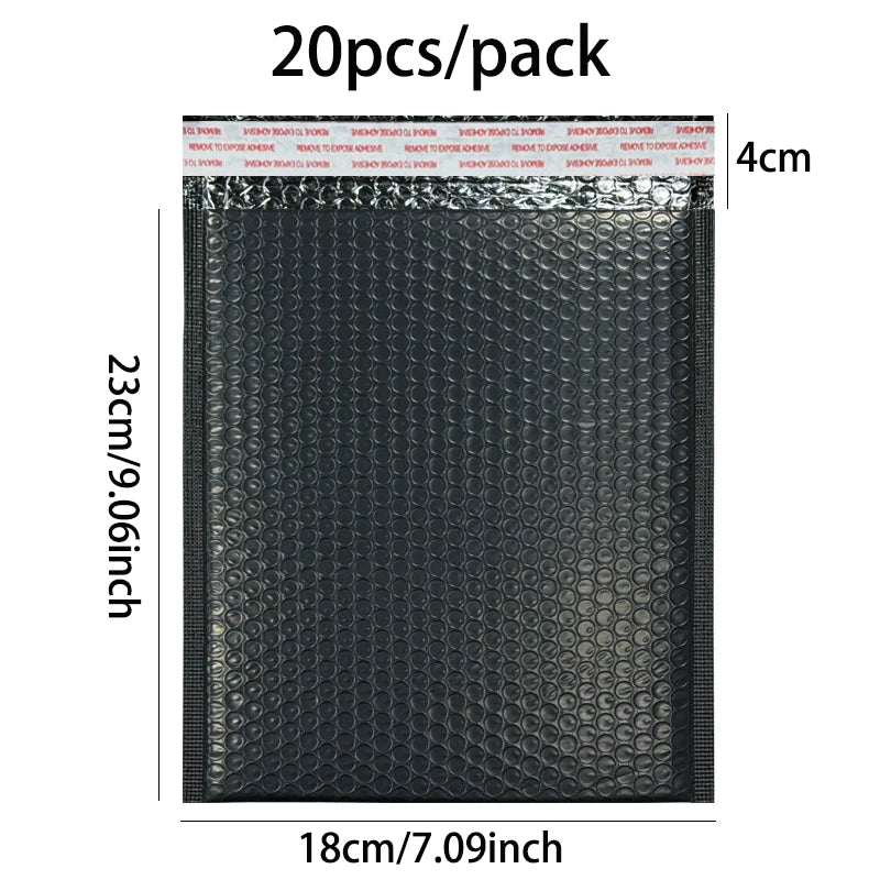 Pearlescent Bubble Mailers Padded Envelopes, Self-Adhesive Waterproof Shipping Bags with Foam Lining for Packaging and Mailin