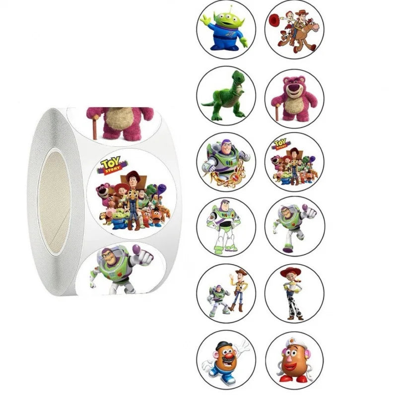 Toy Story Party Decoration Tableware Paper Plates Party Favors Gift Tablecloth BirthdayParty Supplies Toys Stamp Bracelet - 5