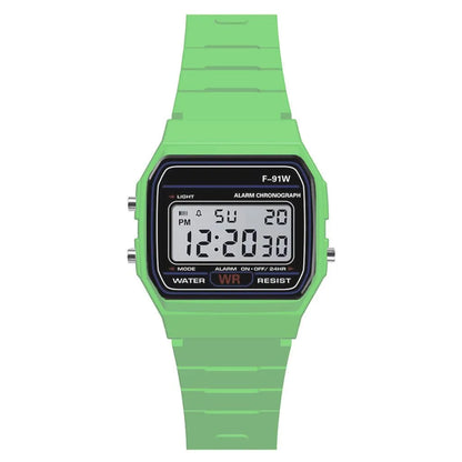Luxury Men Analog Digital Military Armys Sport LED Waterproof Wrist Children Watch for Kids Bracelet Alarm Women Clock - Gree