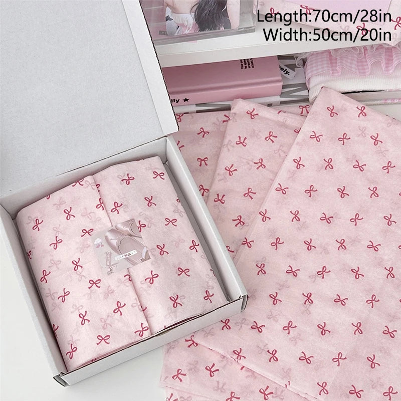10pcs Bowknot Sydney Paper Hand-Kneaded Paper Cotton Paper Bouquet Flower Wrapping Paper Flower Wrapping Paper Cake Baking Gi