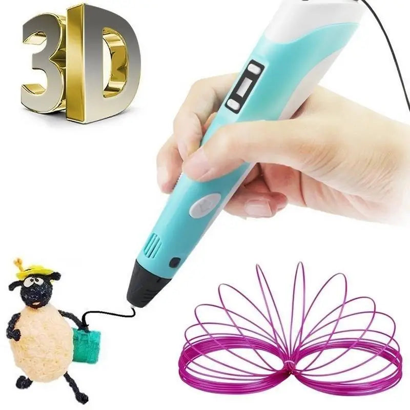 Practical New 1.75mm Print Filament ABS/PLA 10m Modeling For 3D Drawing Printer Pen (Random Color) - A