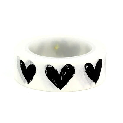 NEW 1PC 10M Decorative Black and White Japanese Washi Tape Set DIY Journaling Adhesive Moon Masking Tape Cute Stationery