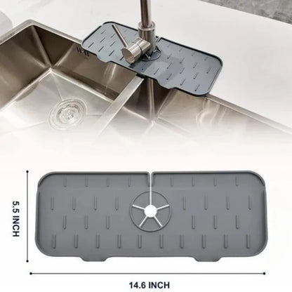 Silicone Mat Gourmet Faucet Kitchen Accessory Home Appliance Sponge Rack Kitchens Accessories Kitchen Sink Splash Guard for Y