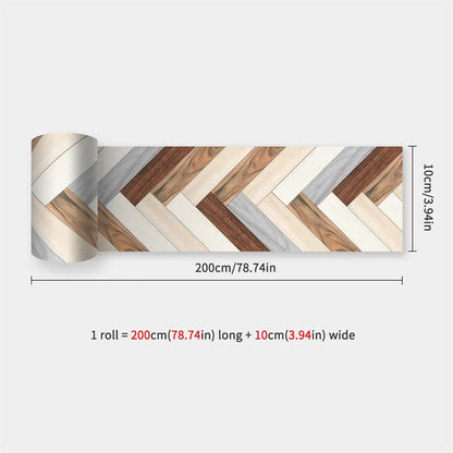Mosaic Bathroom Waist Line Wall Stickers Waterproof Peel & Stick Art Backsplash Kitchen Office Skirting Line Decor Wallpaper 