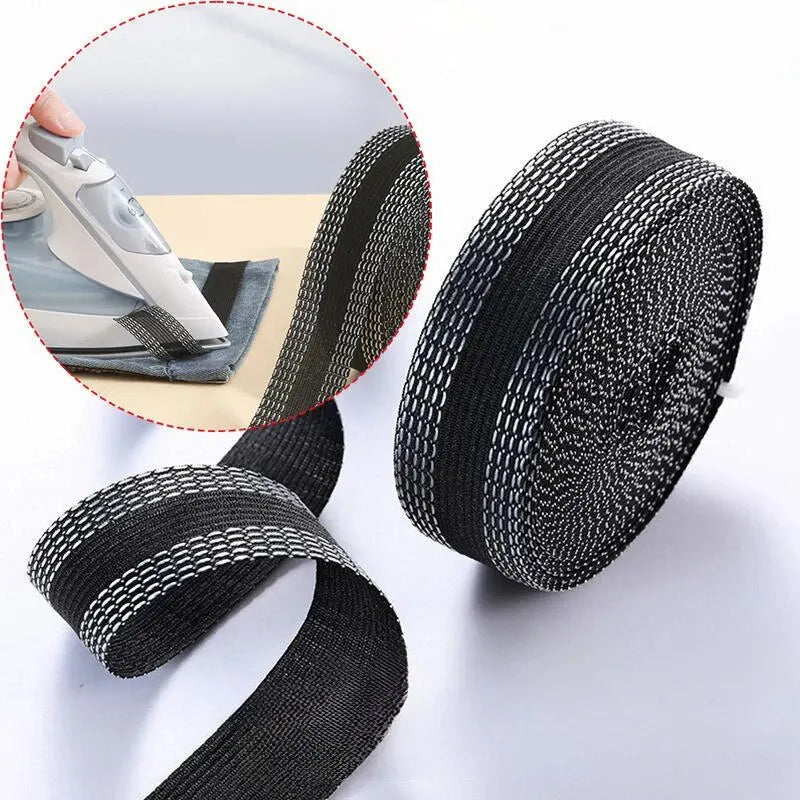 1-10M Self-Adhesive Pants Hem Paste Tape Trouser Edge Paste Iron-on Pant Shorten Repair Jean Hemming Tape For DIY Sewing Fabr