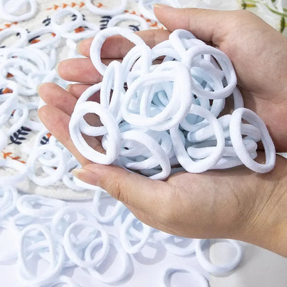 30-200pcs Hair Accessories for Women girl Basic Hair Bands Headband Hair Ropes Ties Ponytail Holder Simple and Fashionable Ny