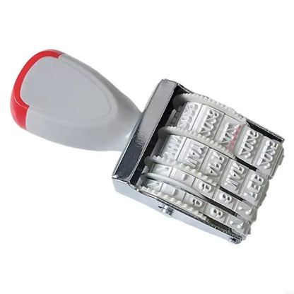 Rubber Stamp Line Dater English Date Stamp Office Stamp Rotating Stamp Rubber English Date Stamp for Scrapbooking
