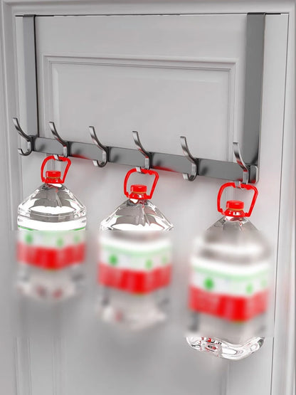 Hooks Over The Door Home Organizer Rack Clothes Coat Hat Towel Hanger Bathroom Accessories Holder Door Hang Quick Installatio