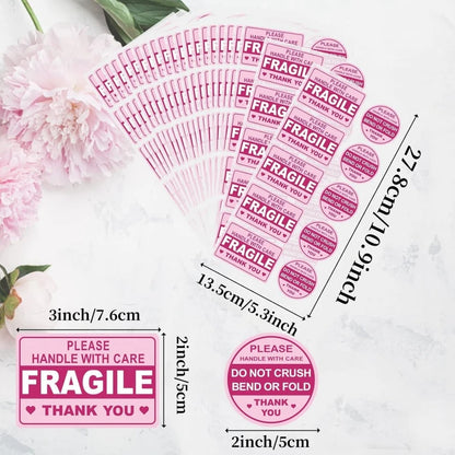 100 Fragile Stickers for ShippingNot Folded or Folded StickersNot Folded or Folded StickersNot Fell OffLabels for ShippingMai