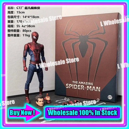 In Stock Mess Toys Superior Symbiote Scarlet Spider Ct Toys Spiderman Daredevil Batman Wolverine Anime Action Figure Gifts To