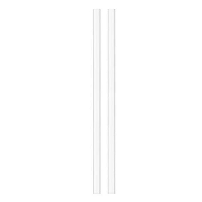 Reusable Straw with Cleaning Brush Plastic Replacement Straw Compatible with Stanley 40 oz 30 oz Cup Tumbler - 2 Straws