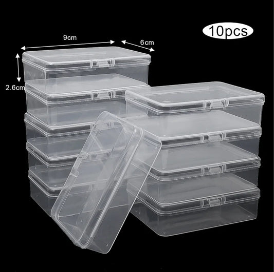 3/5/10Pcs Transparent Plastic Boxes Playing Cards Container Storage Case Packing Poker Game Card Box Board Games Card Organiz