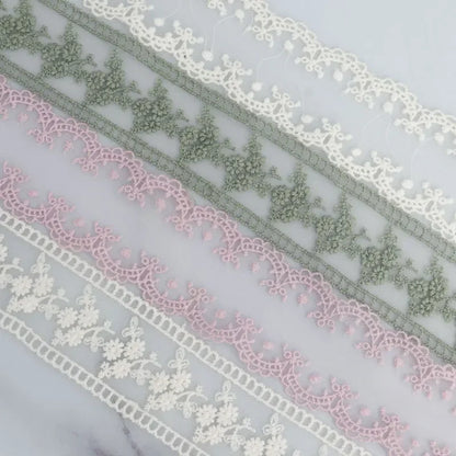 Lace Jacquard Embroidery Hollow Lace Ribbon DIY Bow Hair Accessories Flower Packaging Straw Hat Clothes Edge Ribbon
