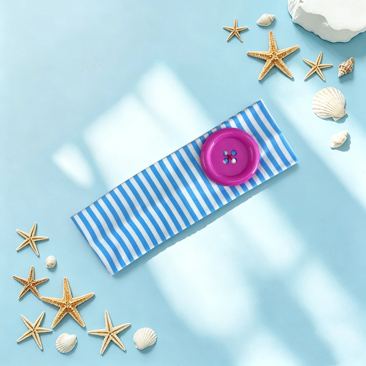 Vintage Women's Polka Dot Button Headband Spicy Girl Ins Y2K Japanese Trendy Headband Sweet Cool Sports Yoga Headband - E-6