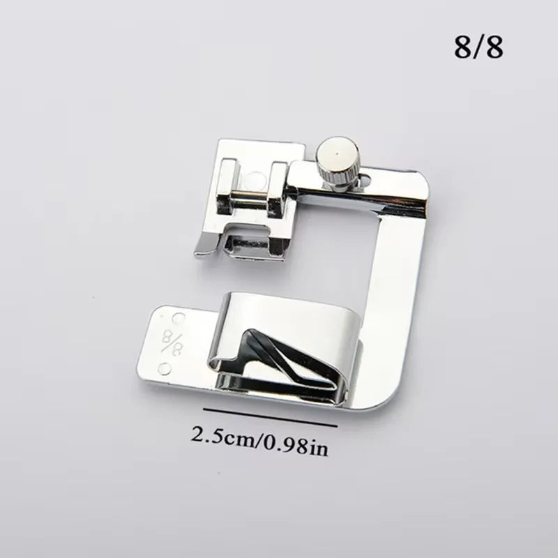 Sewing Hemming Set 1/3Pcs Wide Hem Foot 1Pc Or 3Pcs Narrow Rolled Hem Presser Feet For Brother Singer Low Shank Sewing Machin