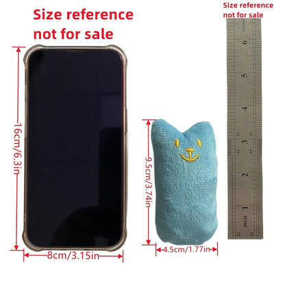 1 Pc Random Color Catnip Cat Toys Pillow Interactive Cat Toy Catnip Pet Supplies Pillow Thumb Teeth Grinding Bite Mint Cat To