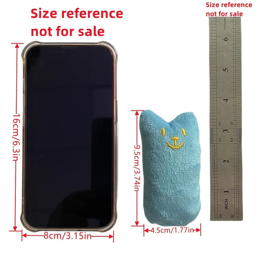 1 Pc Random Color Catnip Cat Toys Pillow Interactive Cat Toy Catnip Pet Supplies Pillow Thumb Teeth Grinding Bite Mint Cat To