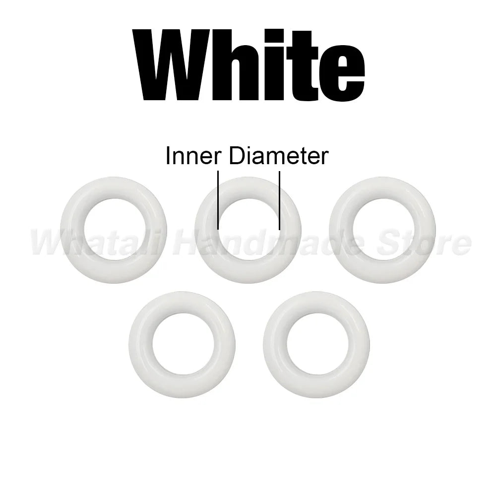 100 Sets 4mm Metal Eyelets Grommet Ring With Washer Multicolor For Scrapbooking Shoes Belt Cap Bag Tags Clothes DIY Leathercr