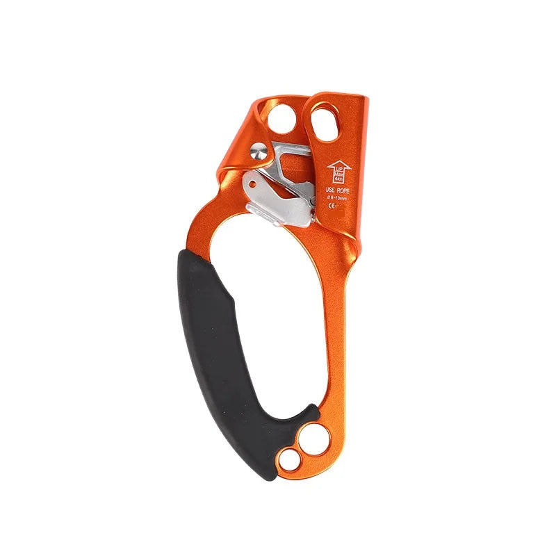Outdoor Rock Climbing Hand Ascender SRT Ascend Device Mountaineer Handle Ascender Left Hand Right Hand Climbing Rope Tools