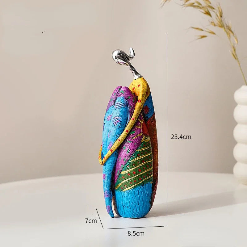Abstract Character Ornaments Home Living Room TV Cabinet Decoration Office Art Yoga Decoration Statue Sculptures