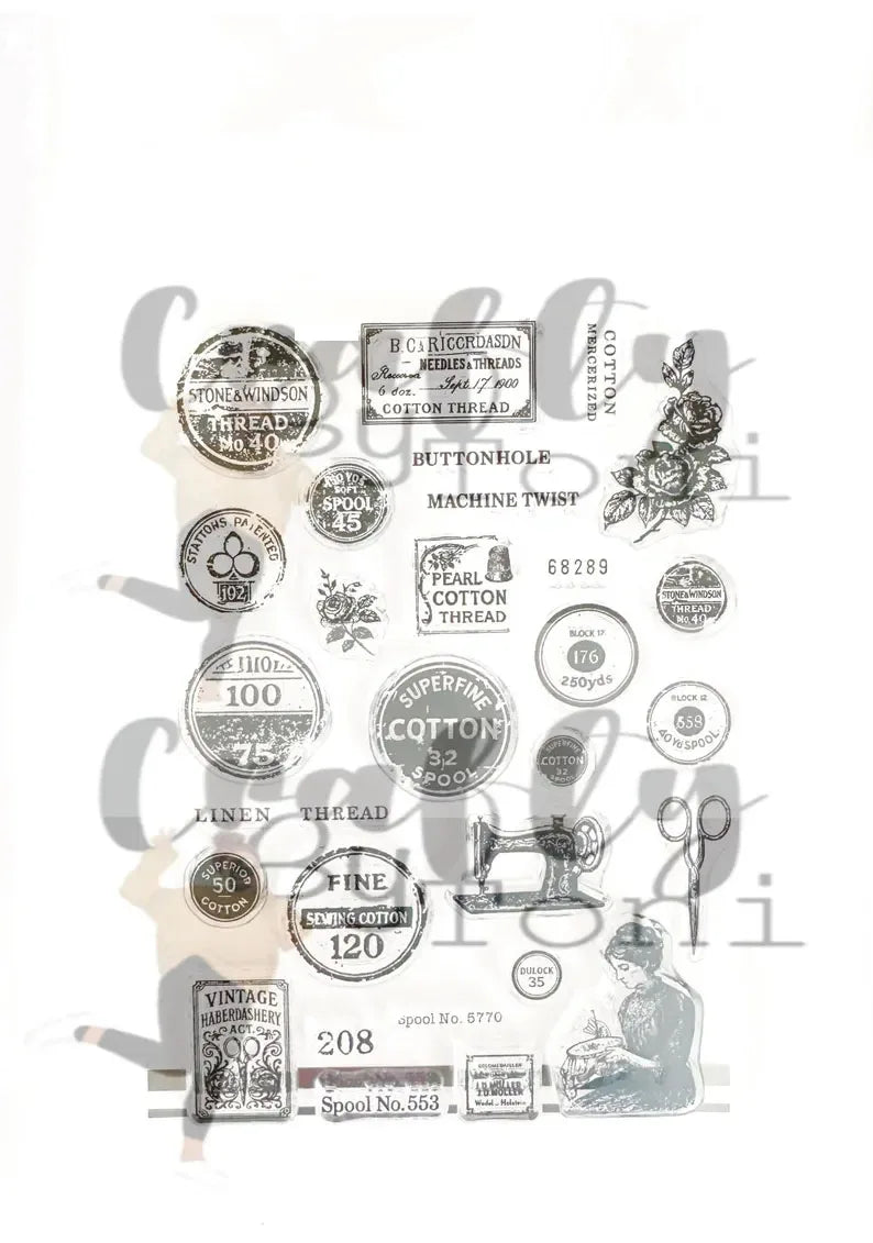 2026 New A6 Clear Stamps Identity Card Design DIY Scrapbook Journal Album Card Making Supplies - only stamp 77