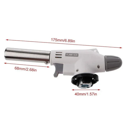 Outdoor Butane Burner Flame Gas Torch for Camping Barbecue Baking Metal Welding Heater Lighter Flame Gun for Cooking