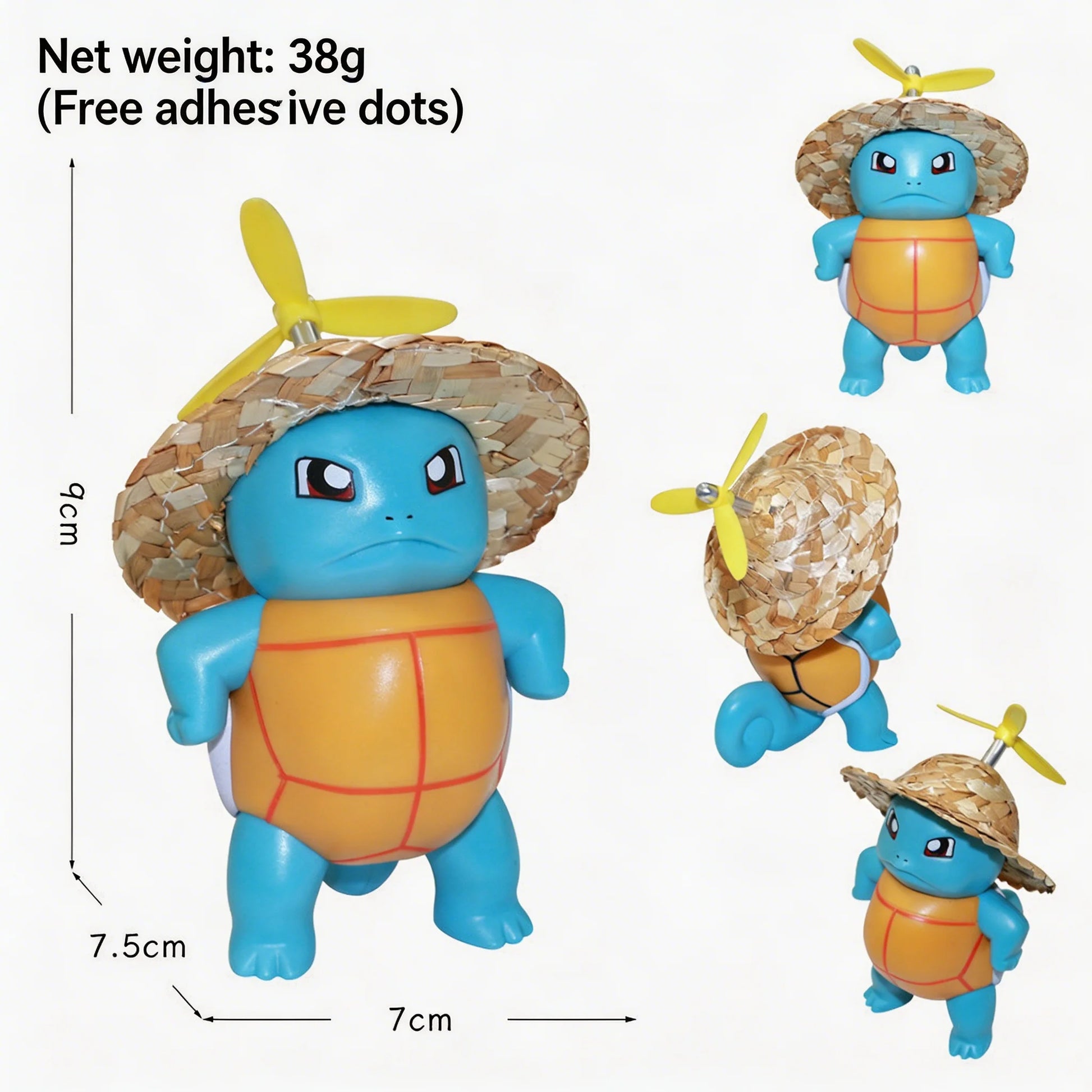 Pocket Monsters Bulbasaur collectible figure display Cartoon-style cute handcrafted model living room tabletop decoration gif