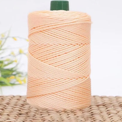 Summer Crochet Yarn Ice Rope 3mm Thread For Hand Knitting Bag Sun Hats Shoes Woven DIY Hook Cushion Silk Medium Thick About 2