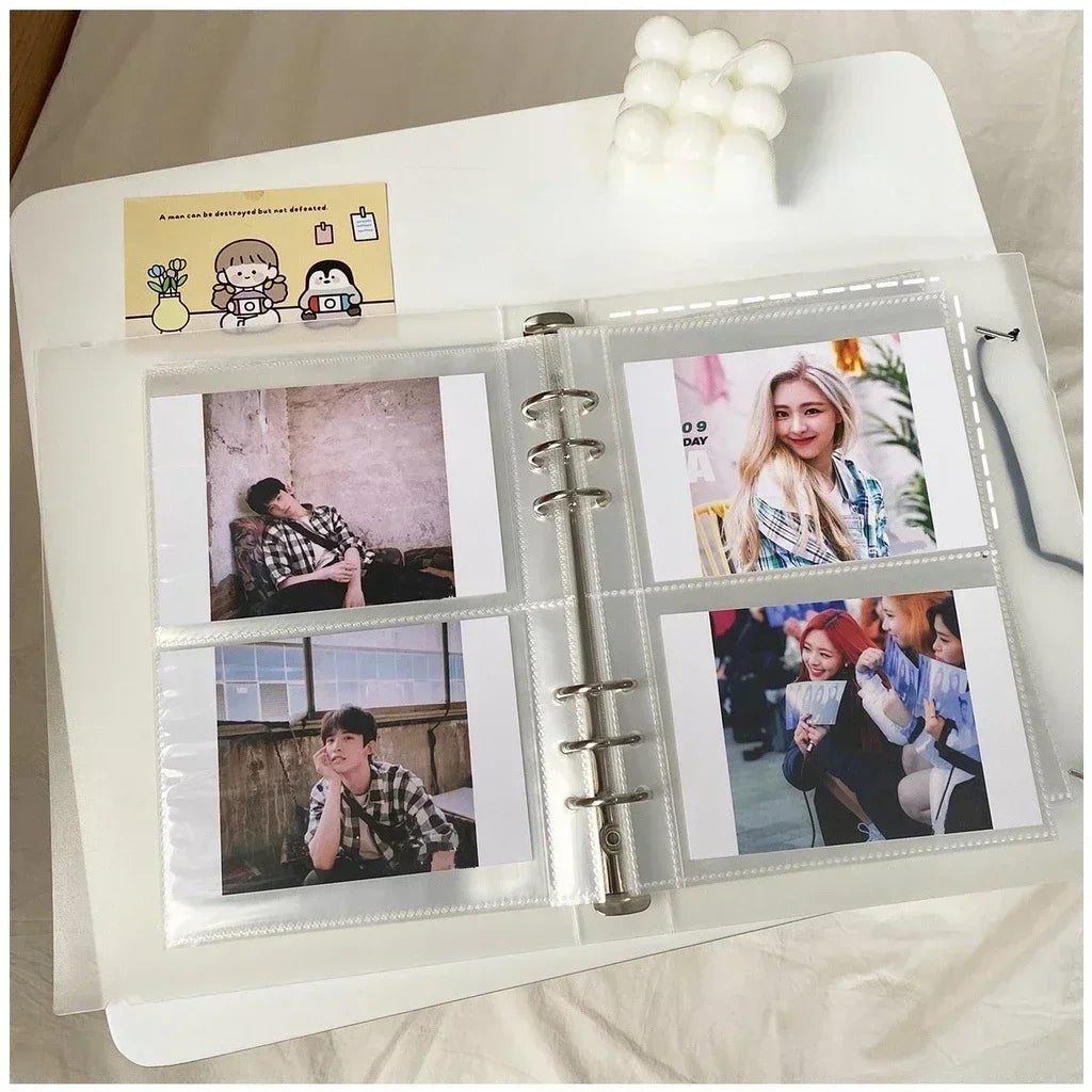 10pcs Photo Album Inner Pages A5 Kpop Binder Photocard Holder Photocard Binder Inlay Idol Card Collect Book Inner Page 포토카드 바