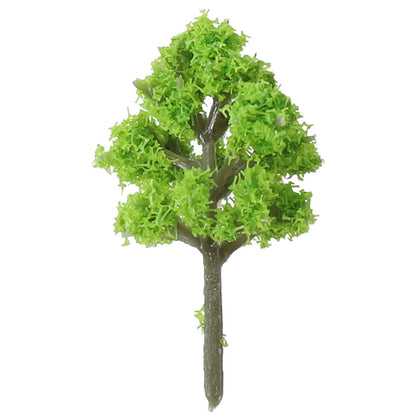 10pcs 4CM Model Trees Train Railroad Layout Diorama Wargame Scenery Miniature Tree Decoration