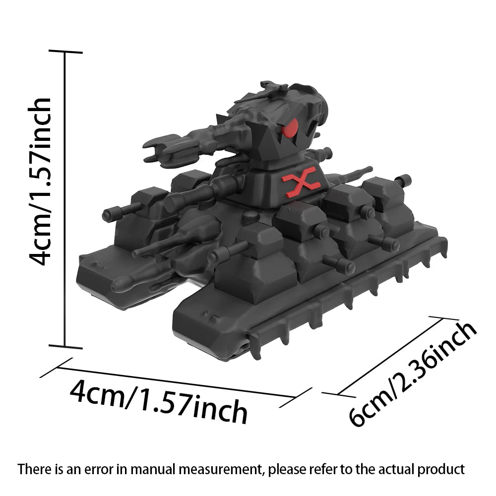 Military Tank Half Tracked Armor Vehicle 3D Printed Action Figure Model Creative Toy for Birthday Christmas Collectible Gift