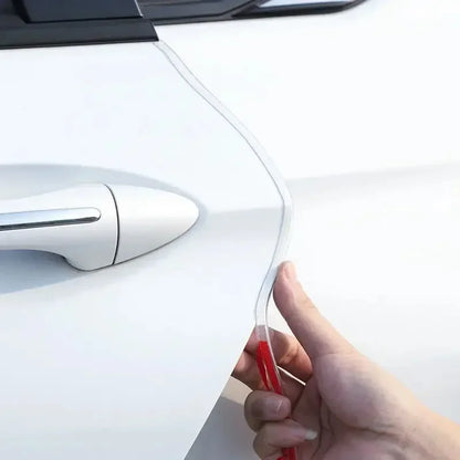 5M Car Bumper Anti Collision Strip Auto Door Edge Protector Strip Anti-collision U Type Trim Rubber Anti-rub Protector Tape