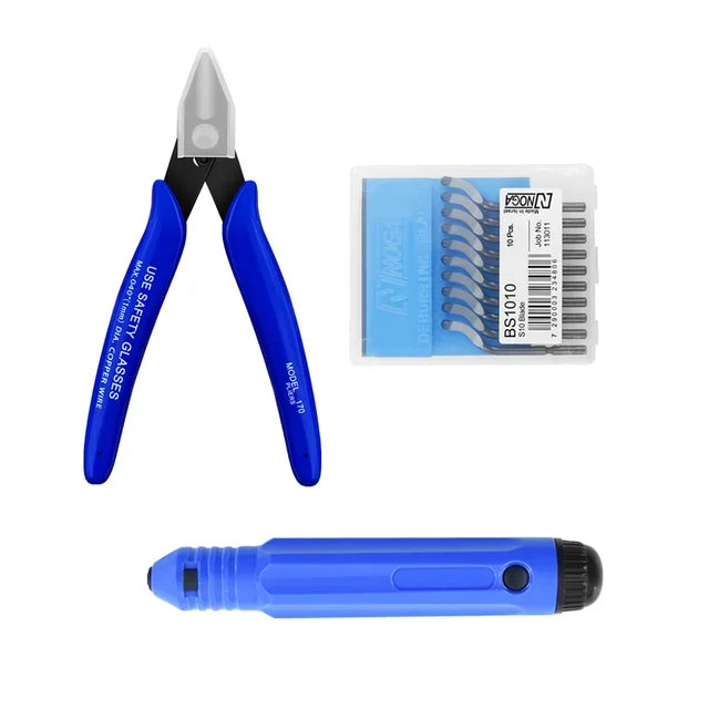 Trimming knife Scraper 3D print tool 3D printer tool PLA ABS PETG material Model pruning Trimming device NB1100 BS1010 - KIT 