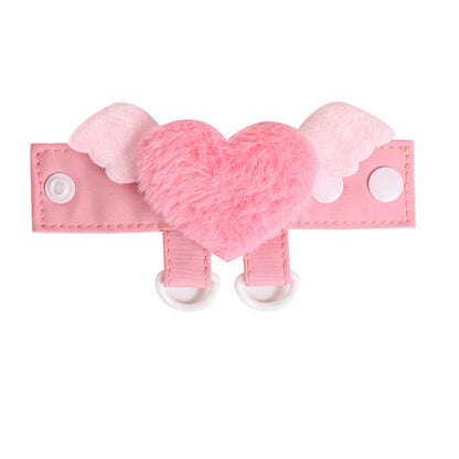 5/1Pairs Small Angel Wings Brooch Japanese Plush Angel Wings Brooch Badge Sweet Pin Doll Cosplay Y2K Fluffy Angel Wing Bag De