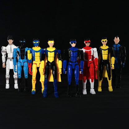 3D Printed Invincible Toys Action Figures Anime Model Lucky Dummy 13 Superheroes Mark Thragg Multi-Jointed Toy Ornaments Gift