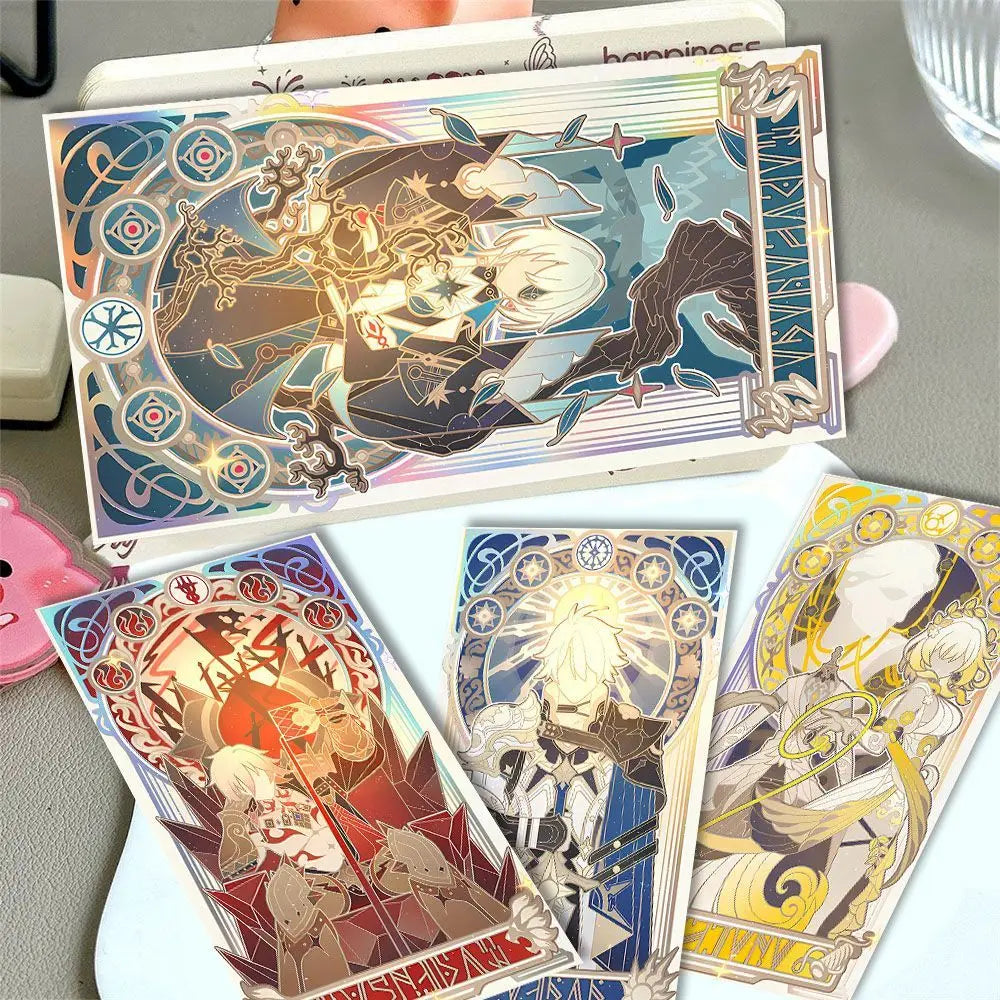 Honkai:Star Rail Chrysos Heirs Phainon Dang Heng 12Pcs Tarot Cards Lomo Card Photocard HD Album Photo Cards For Fans Collecti