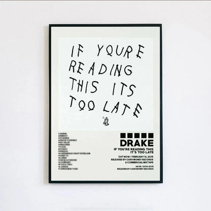 Poster Prints New Drake Views Take Care Her Loss Dogs Music Album Cover Canvas Painting Wall Art Picture Living Room Home Dec
