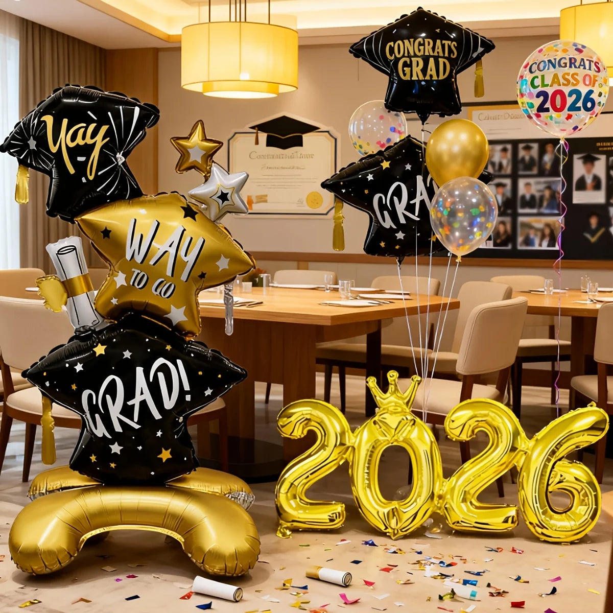 2026 Graduation Season Decoration Balloon 2026 Balloon for Graduation Season Campus Decoration Balloon Indoor and Outdoor Dec