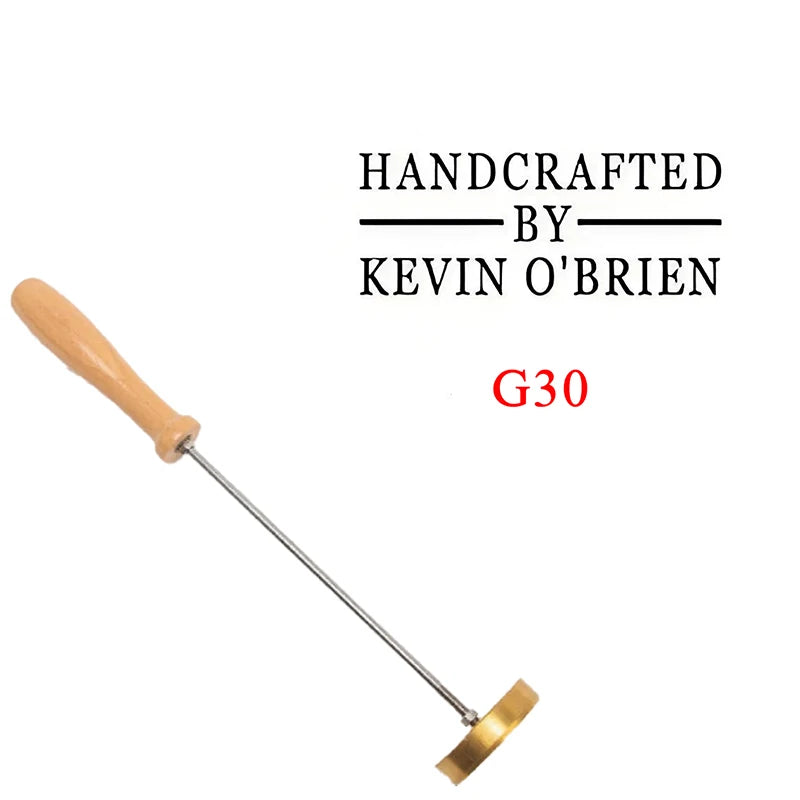 Custom Branding Iron Stamp DIY LOGO Heating Brass Embosser Seals with Handle for Wood Leather Cake Hamburger Wedding Party Cr