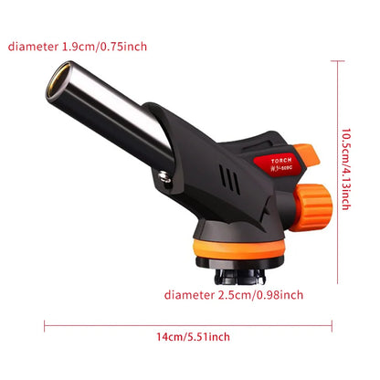 Outdoor camping portable fire gun, carbon gun, welding gun, household cartridge spray gun, baking tools, kitchen supplies - O