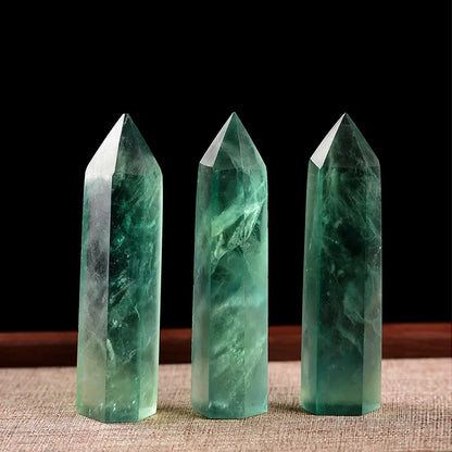 Natural Stone and Crystals Point Wand Witchcraft Rose Quartz Amethyst Home Decor Mineral Reiki Healing Stones Crafts Room Dec