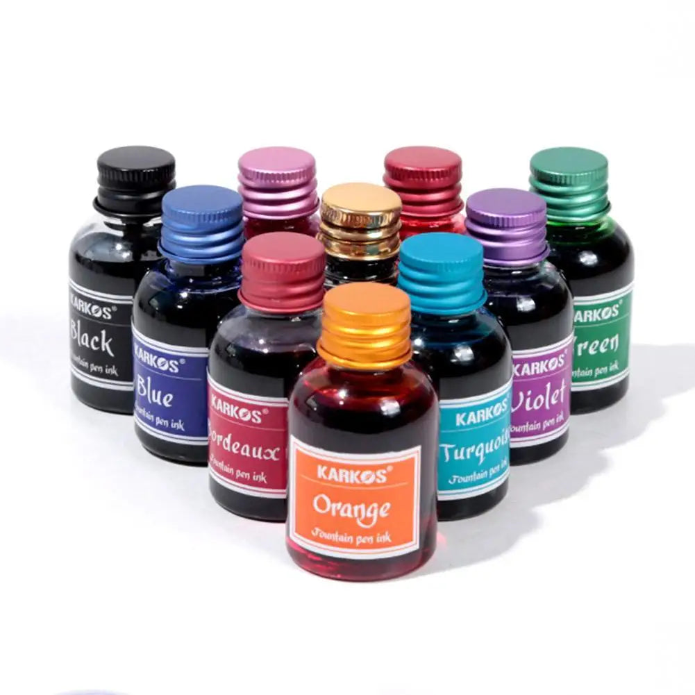 Pure Colorful Fountain Pen Ink Universal Refill Ink Stationery School Brand New Product Peace And Happiness 30ml