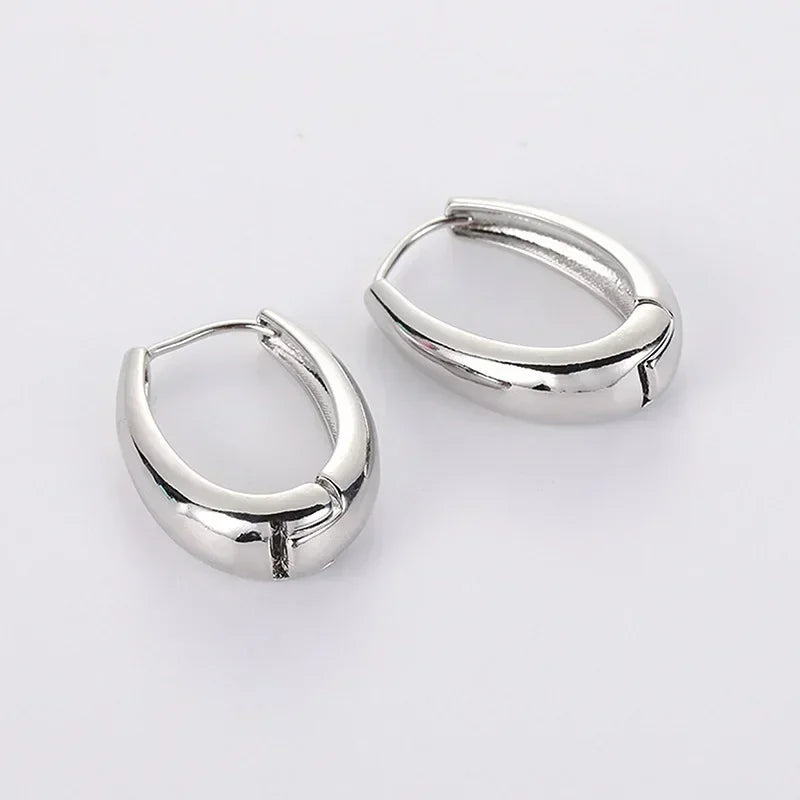 2023 Fashion Metal Drop Earrings for Woman Vintage Hoop Earring Trend Classic Party Wedding Pendant Jewelry Gift