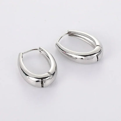 2023 Fashion Metal Drop Earrings for Woman Vintage Hoop Earring Trend Classic Party Wedding Pendant Jewelry Gift