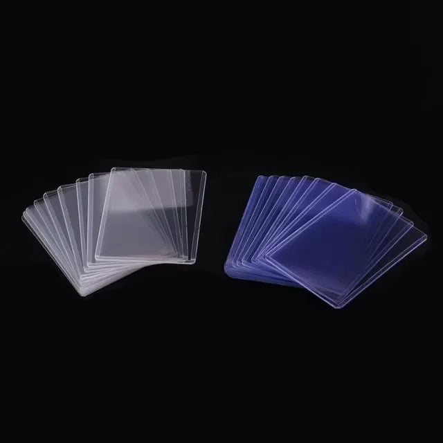 35PT Top Cover Loader Clear Protective Trading Card Holder Hard Plastic Card Sleeves Holder for Baseball Card Sports Cards