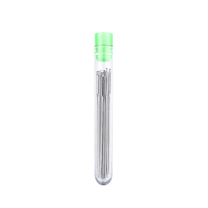 25 Pcs Large Eye Stitching Needles Sewing Needles Handmade Leather Needle Steel Yarn Knitting Needles Sewing Tool Set - 25pcs