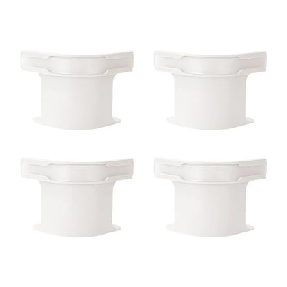8/4Pcs Heavy Duty Bedsheet Corner Tightener Clips Materials Durable and Reliable Bed Sheet Grippers for Protectors - White 4p